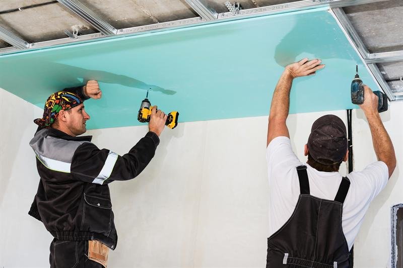 Gypsum Partitions & Ceilings
